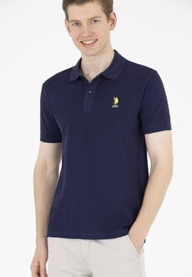 Erkek Lacivert Basic Polo Yaka Tişört - 50262969049