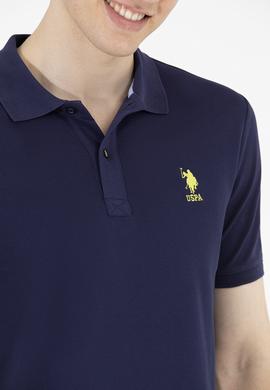 Erkek Lacivert Basic Polo Yaka Tişört - 50262969049