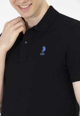Erkek Siyah Basic Polo Yaka Tişört - 50262969071