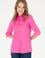 Kadın Pembe Uzun Kollu Basic Gömlek