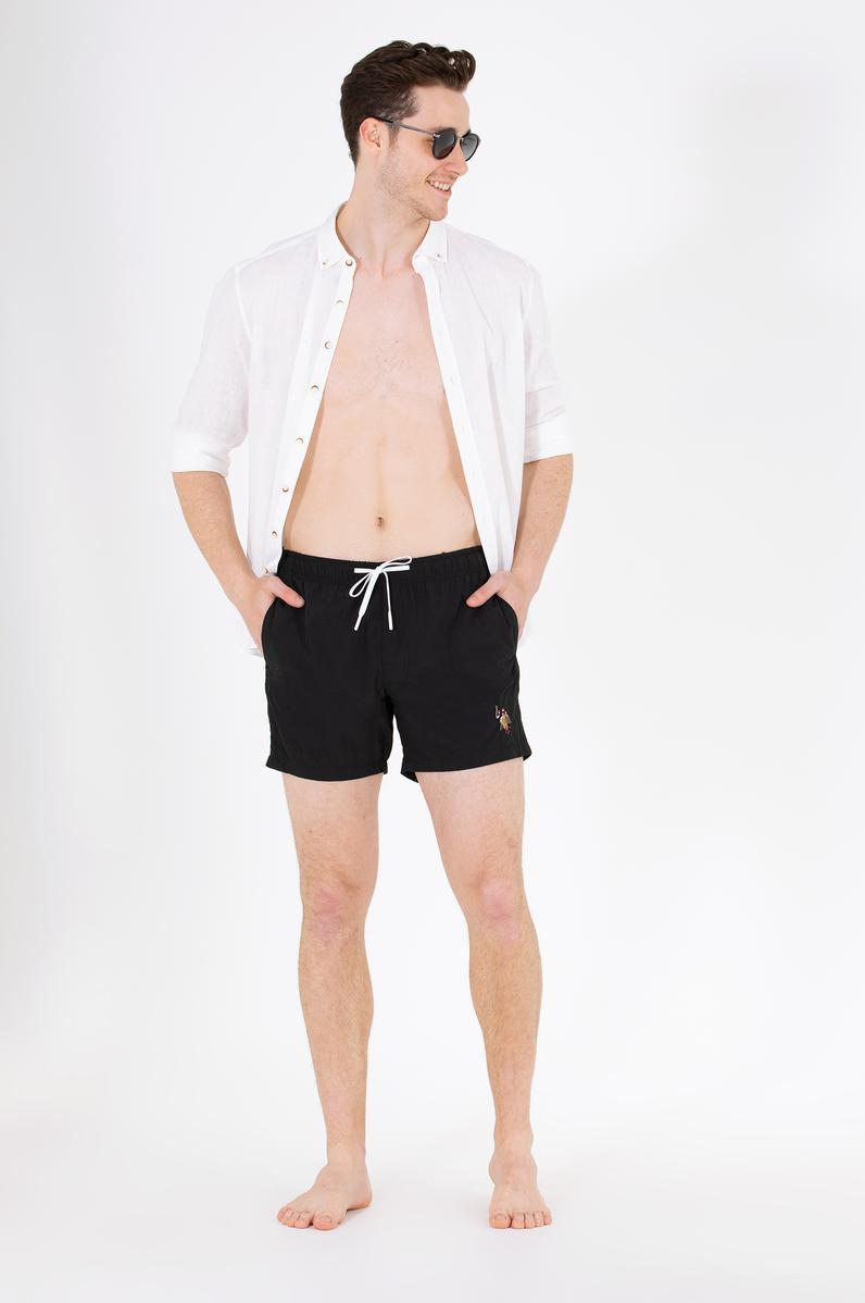 Erkek Siyah Deniz Şortu