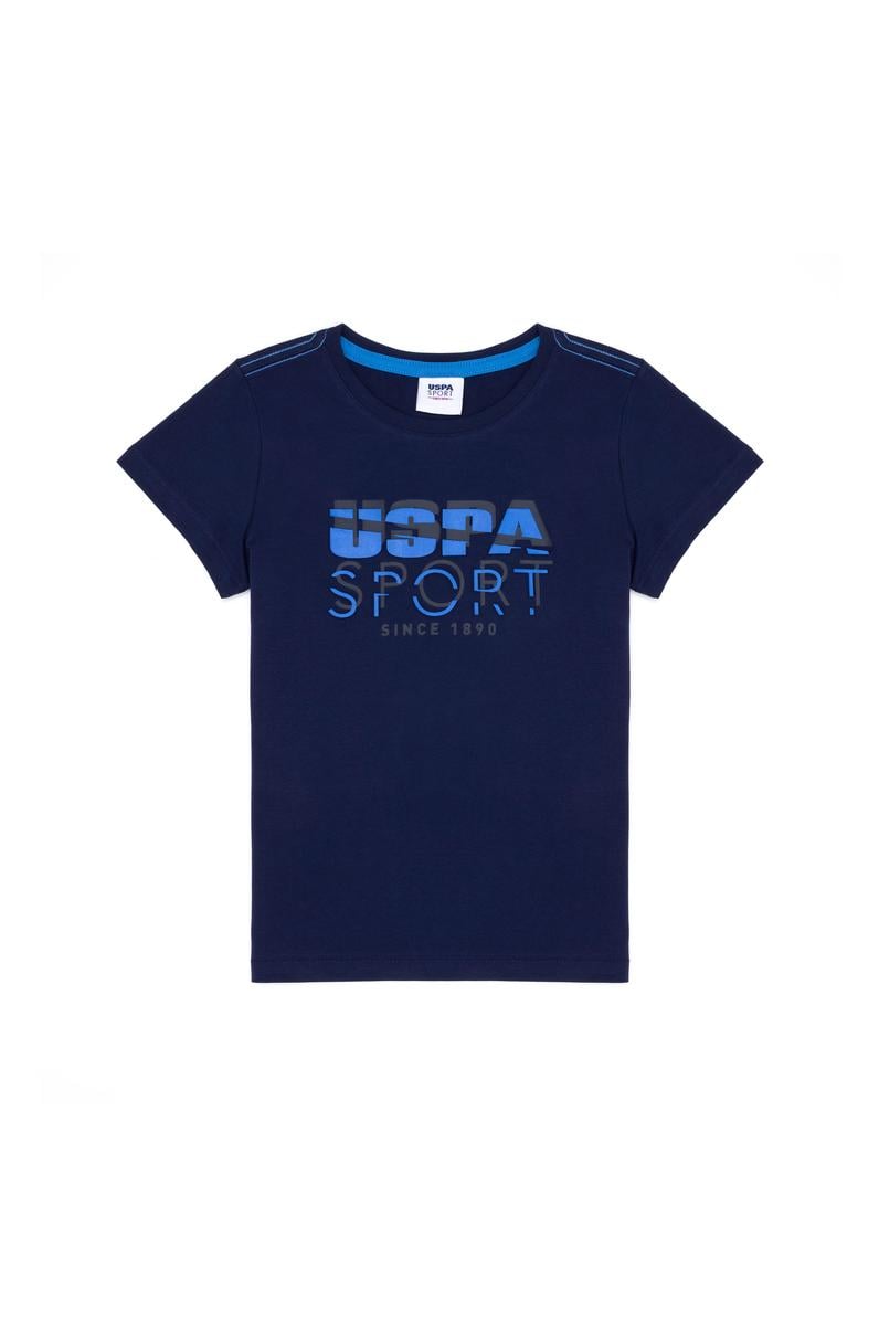 Çocuk Lacivert Bisiklet Yaka Tişört