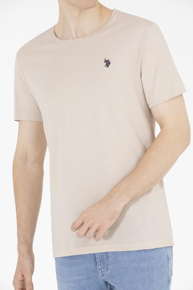 Erkek Taş Basic Bisiklet Yaka Tişört - 50262974051