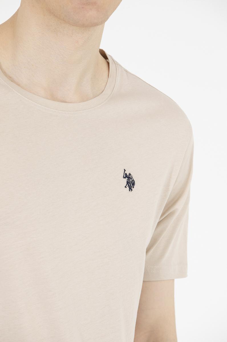 Erkek Taş Basic Bisiklet Yaka Tişört