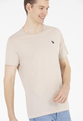 Erkek Taş Basic Bisiklet Yaka Tişört - 50262974051