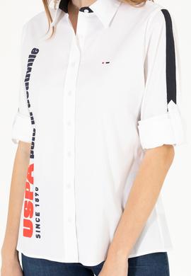 Kadın Beyaz Uzun Kollu Gömlek - 50263723003