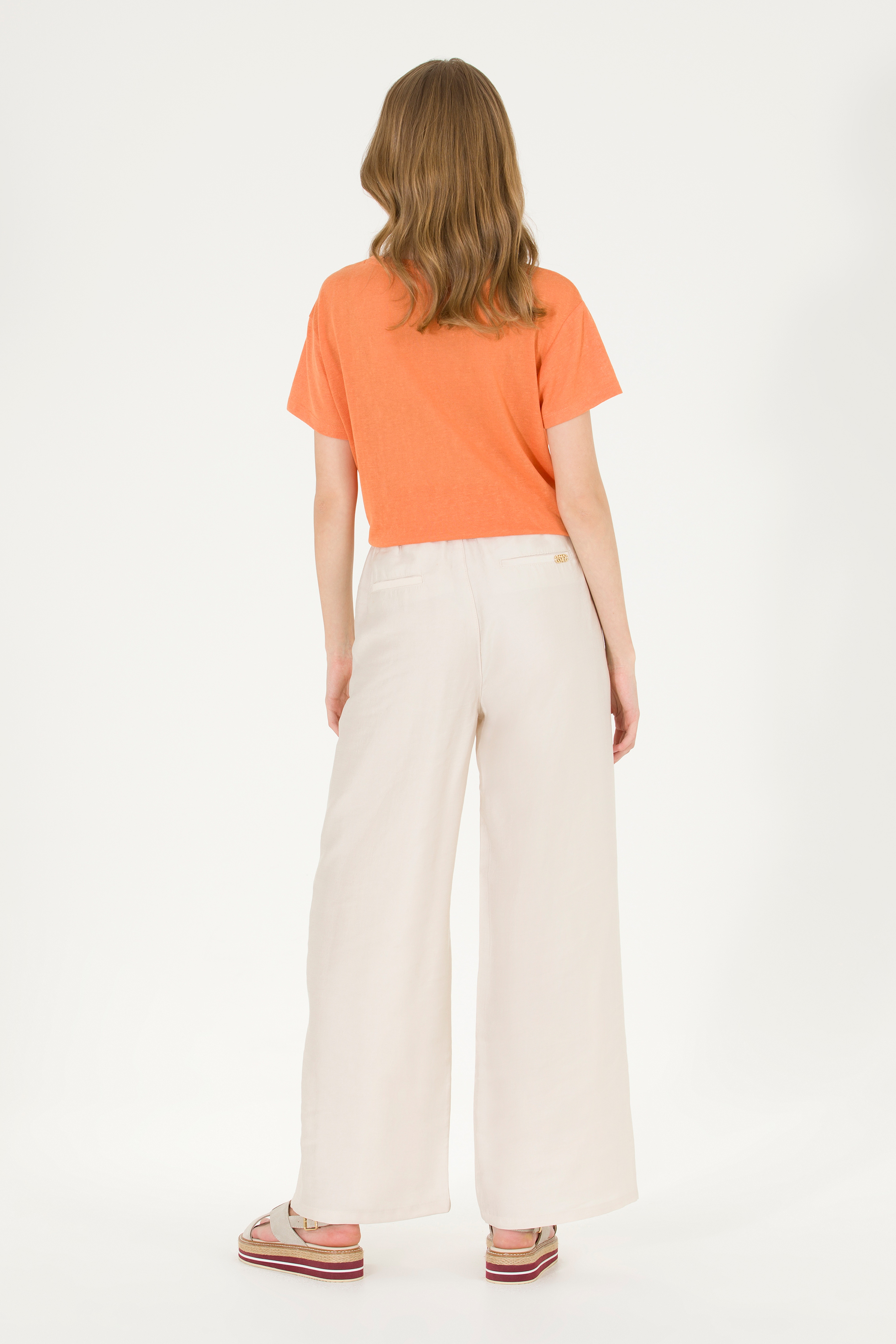 Kadın Krem Pantolon - Image 4