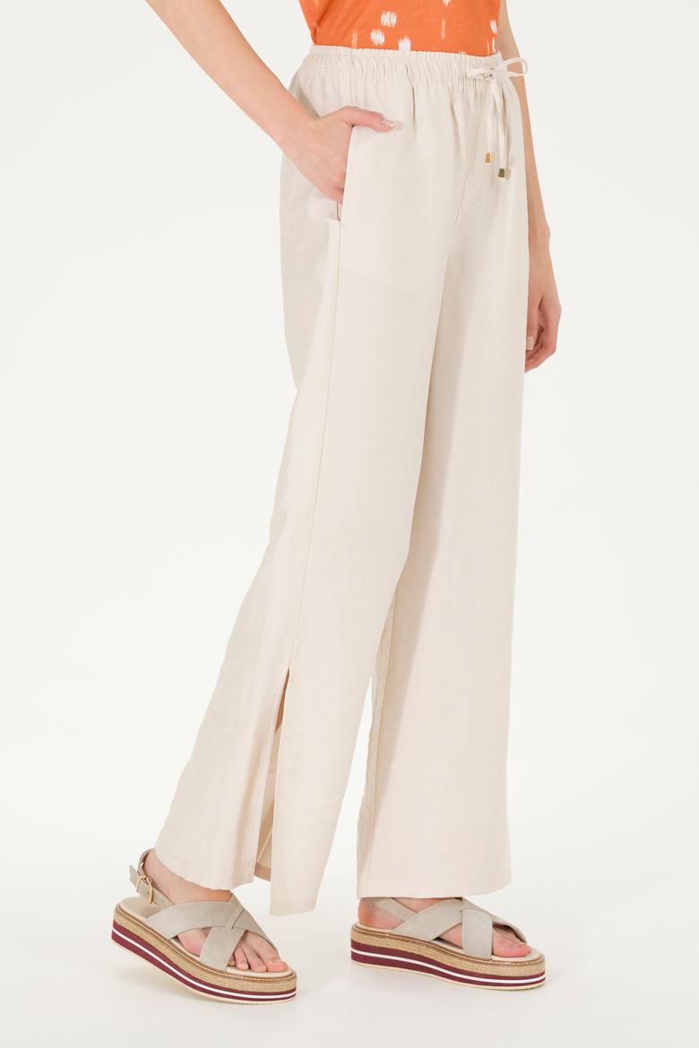 Kadın Krem Pantolon - 50263197004