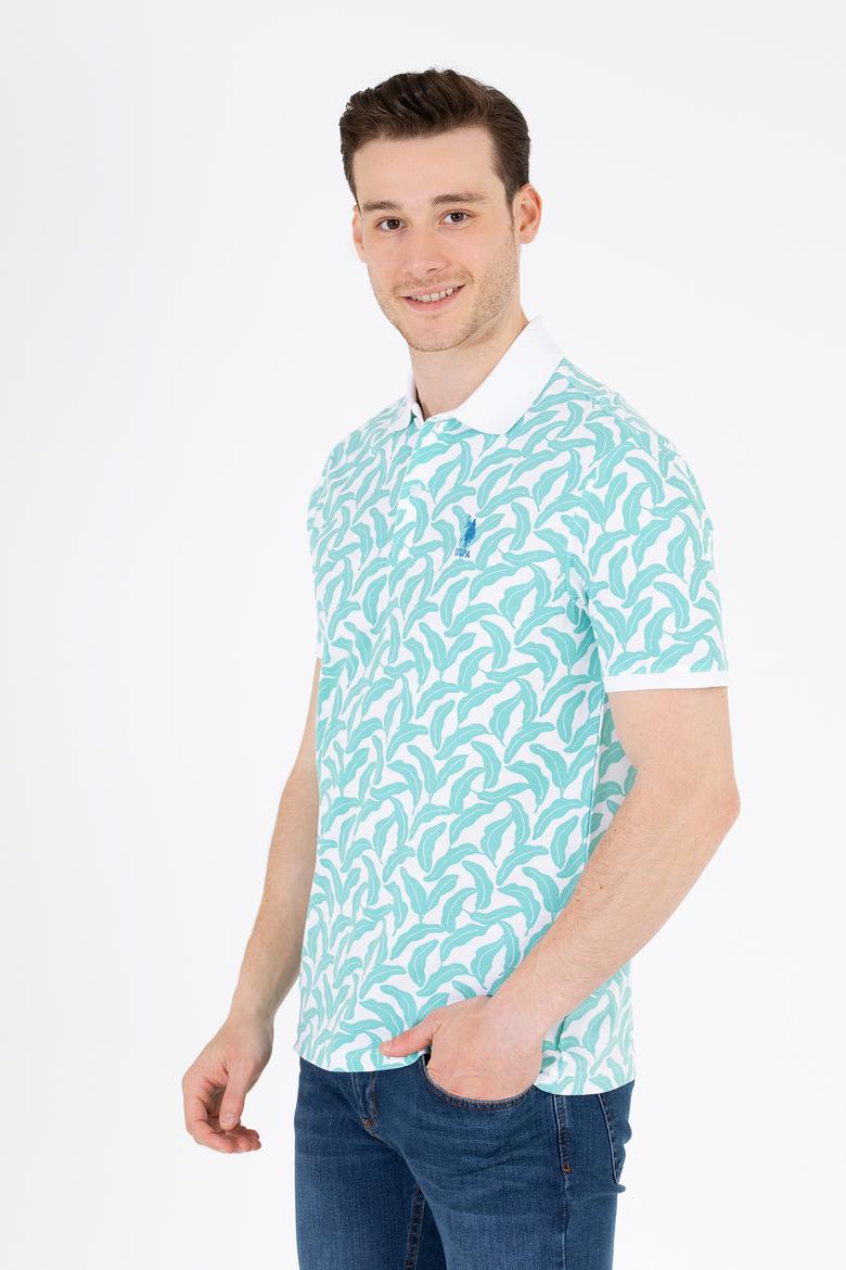 Erkek Mint Polo Yaka Tişört