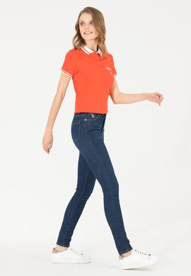 Kadın Koyu Mavi Skinny Fit Jean Pantolon - 50263772003