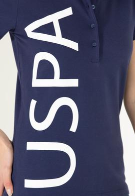 Kadın Lacivert Polo Yaka Tişört - 50262939006