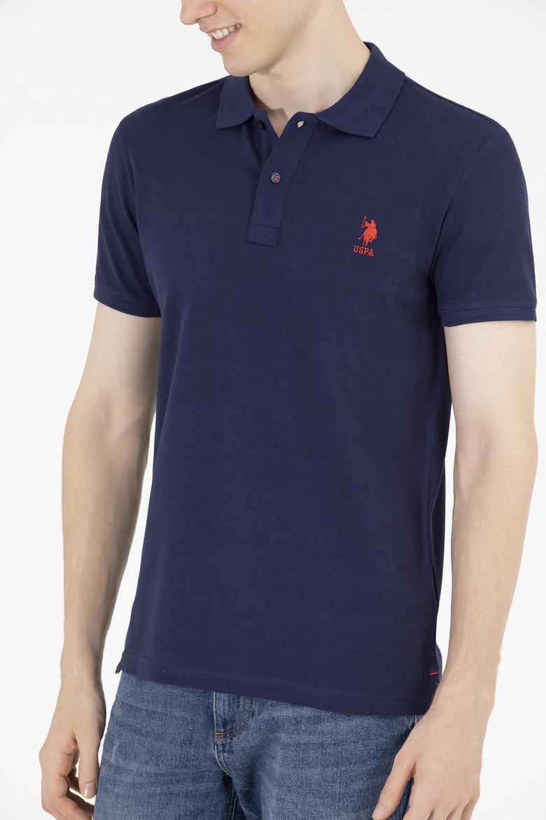 Erkek Lacivert Basic Polo Yaka Tişört - 50263238064