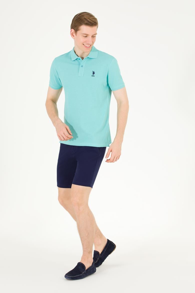 Erkek Lacivert Dokuma Şort