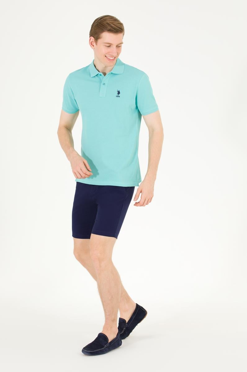 Erkek Lacivert Dokuma Şort