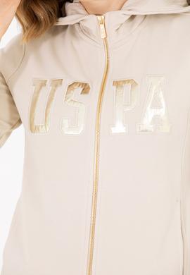 Kadın Taş Kapüşonlu Fermuarlı Basic Sweatshirt - 50262653087