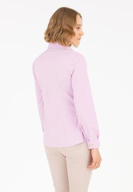 Kadın Manolya Uzun Kollu Basic Gömlek - 50262883067