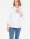 Kadın Beyaz Uzun Kollu Basic Gömlek