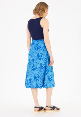 Kadın Saks Dokuma Etek - 50263211024