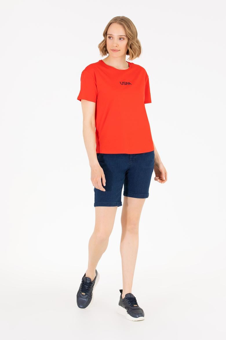 Kadın Mavi Jean Şort - 50266084003