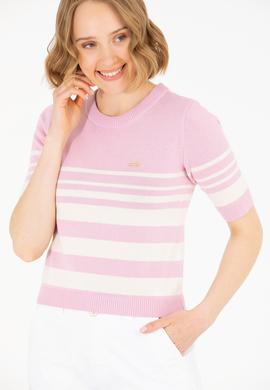 Kadın Manolya Bisiklet Yaka Kazak - 50266183005