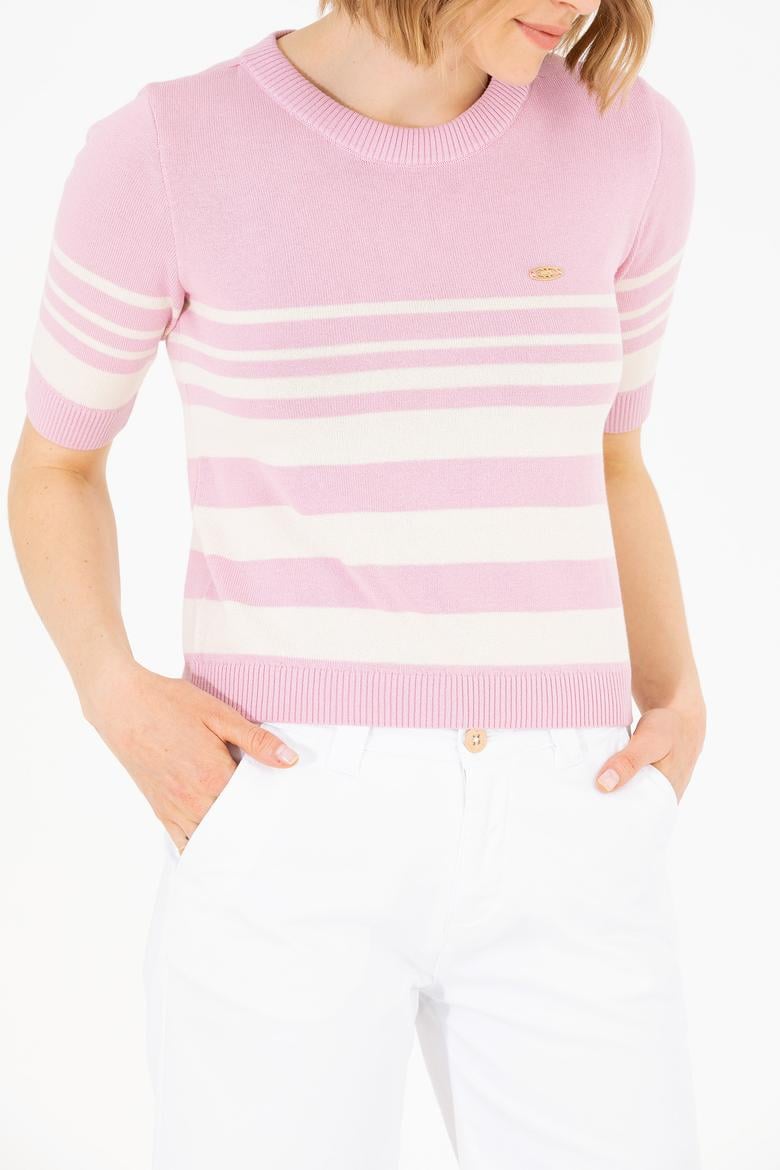 Kadın Manolya Bisiklet Yaka Kazak - 50266183005