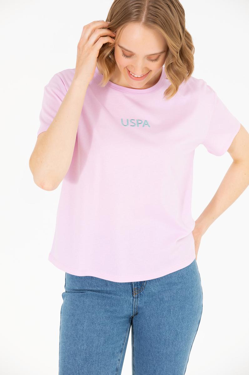 Kadın Manolya Bisiklet Yaka Tişört