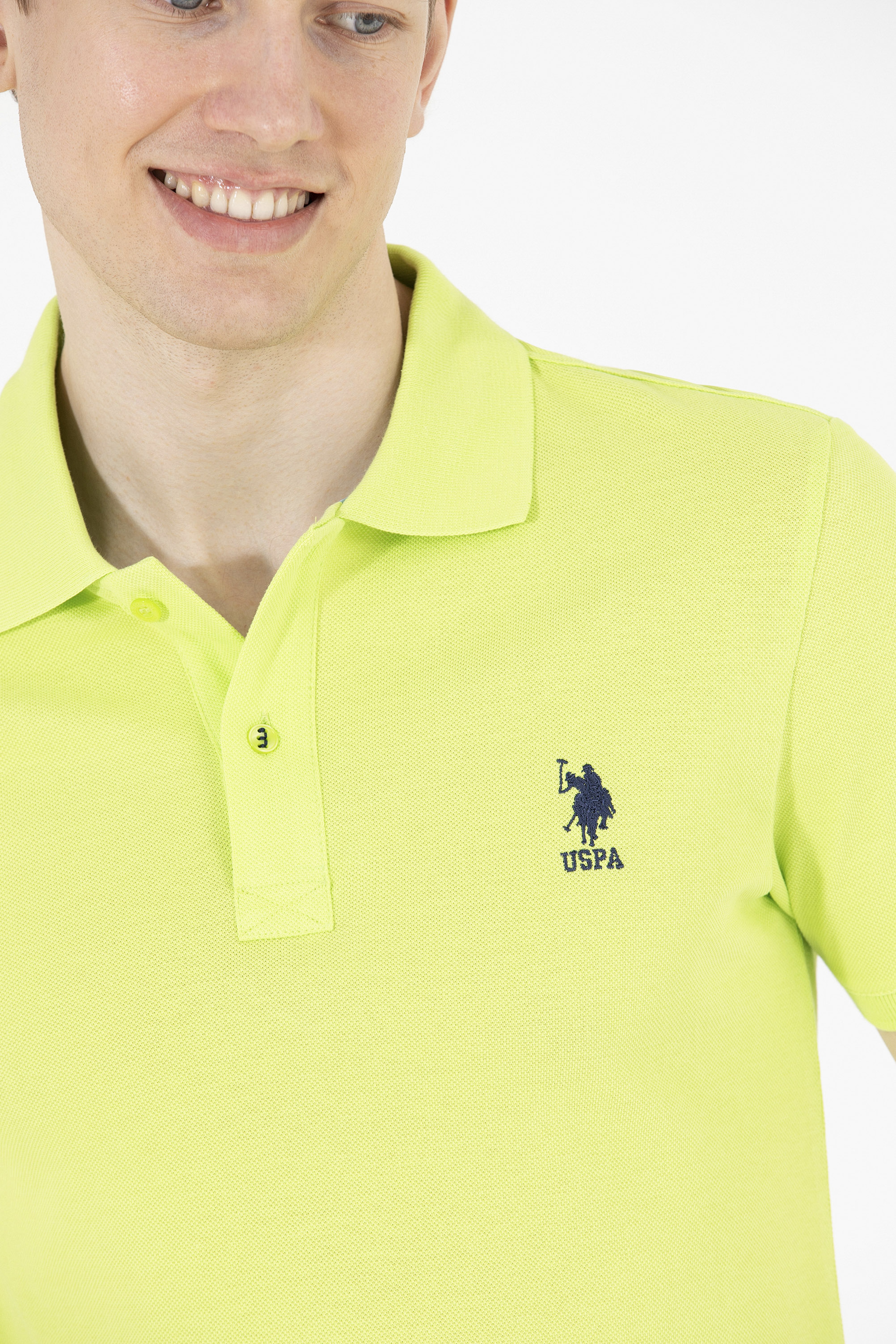 Erkek Fıstık Basic Polo Yaka Tişört
