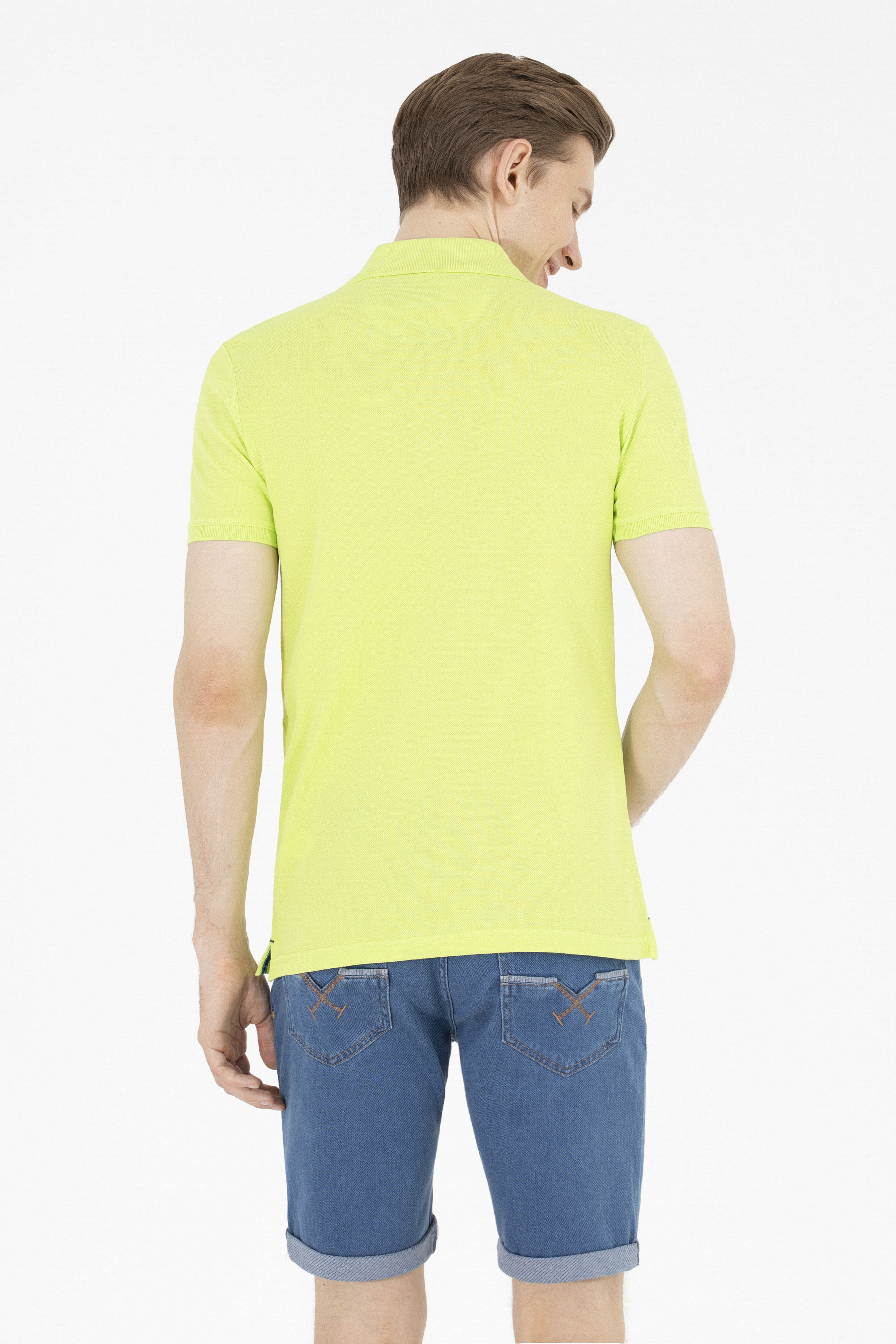 Erkek Fıstık Basic Polo Yaka Tişört