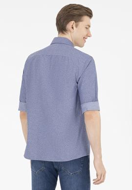Erkek Mavi Uzun Kollu Gömlek - 50265203005