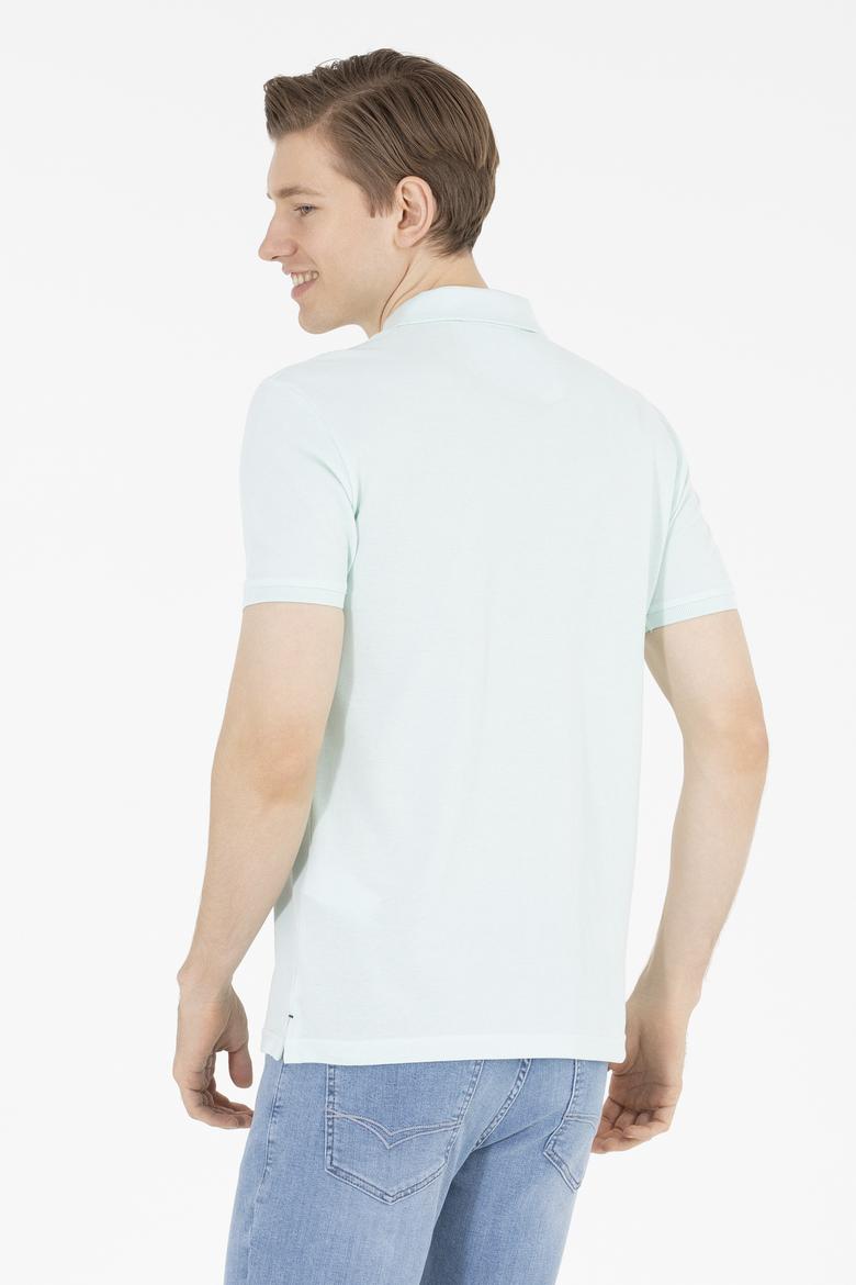 Erkek Nil Basic Polo Yaka Tişört - 50263238384