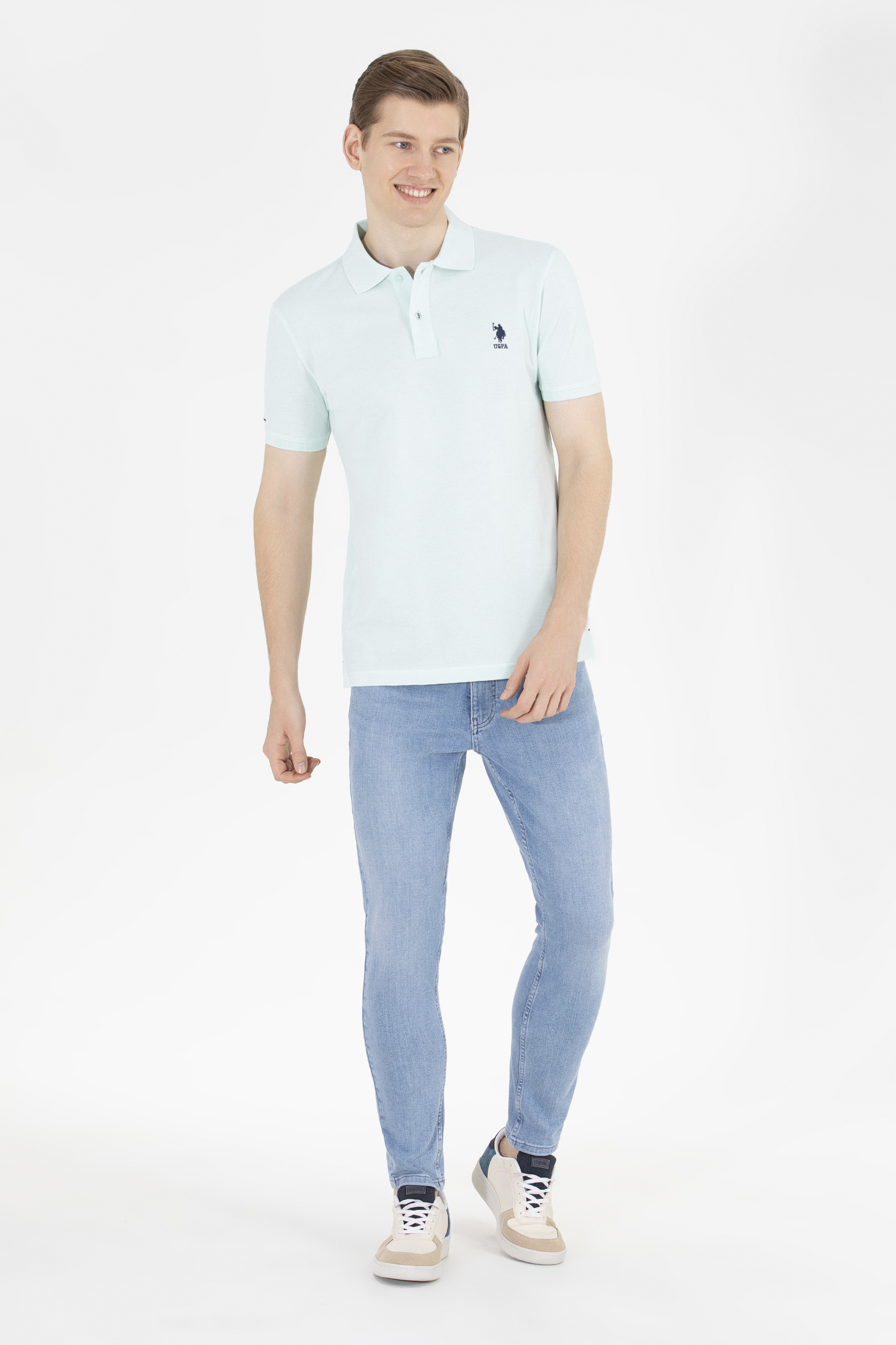 Erkek Nil Basic Polo Yaka Tişört
