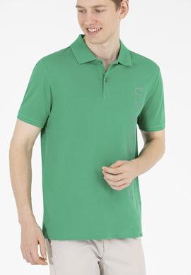 Erkek Yeşil Polo Yaka Tişört - 50265068056