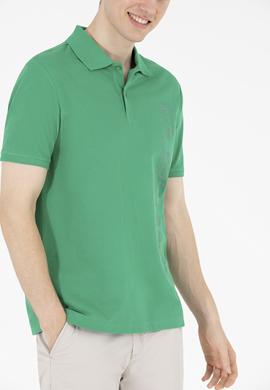 Erkek Yeşil Polo Yaka Tişört - 50265068056