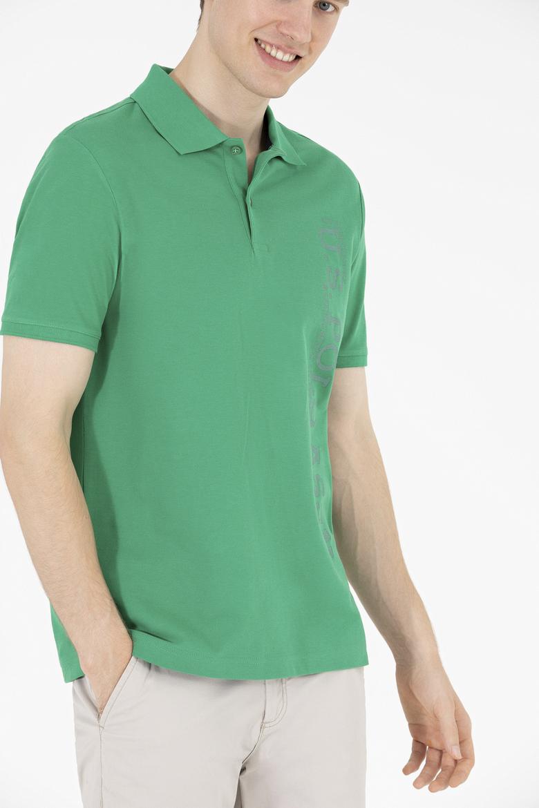 Erkek Yeşil Polo Yaka Tişört - 50265068056
