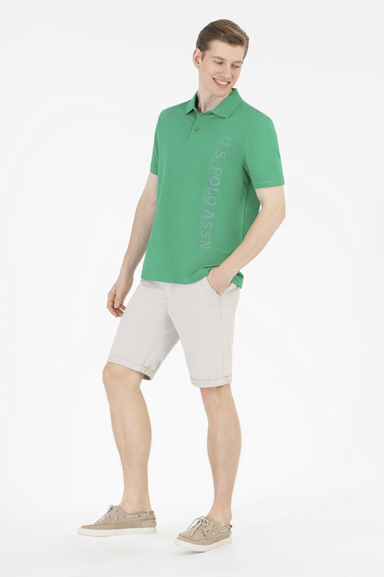 Erkek Yeşil Polo Yaka Tişört - 50265068056