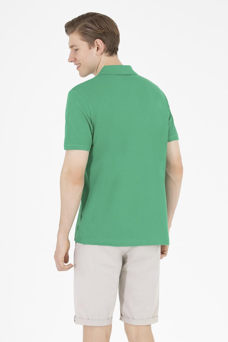 Erkek Yeşil Polo Yaka Tişört - 50265068056