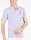 Erkek Lila Basic Polo Yaka Tişört