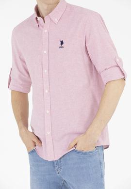 Erkek Kırmızı Uzun Kollu Gömlek - 50265492014