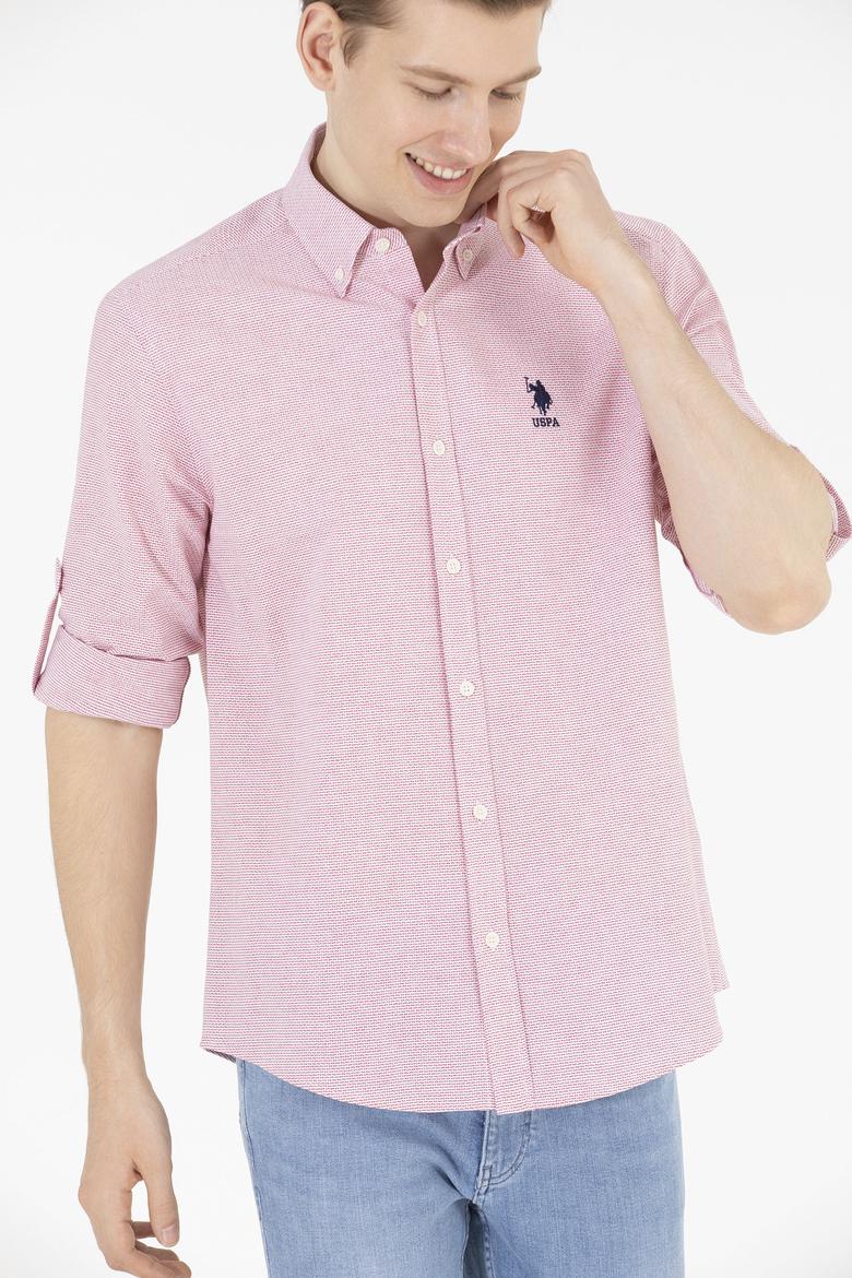 Erkek Kırmızı Uzun Kollu Gömlek - 50265492014