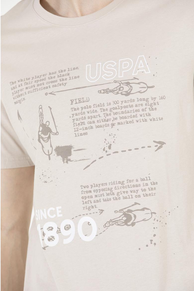 Erkek Taş Bisiklet Yaka Tişört - 50263321034