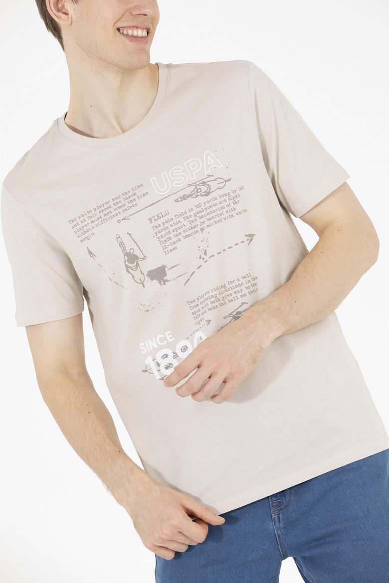 Erkek Taş Bisiklet Yaka Tişört - 50263321034