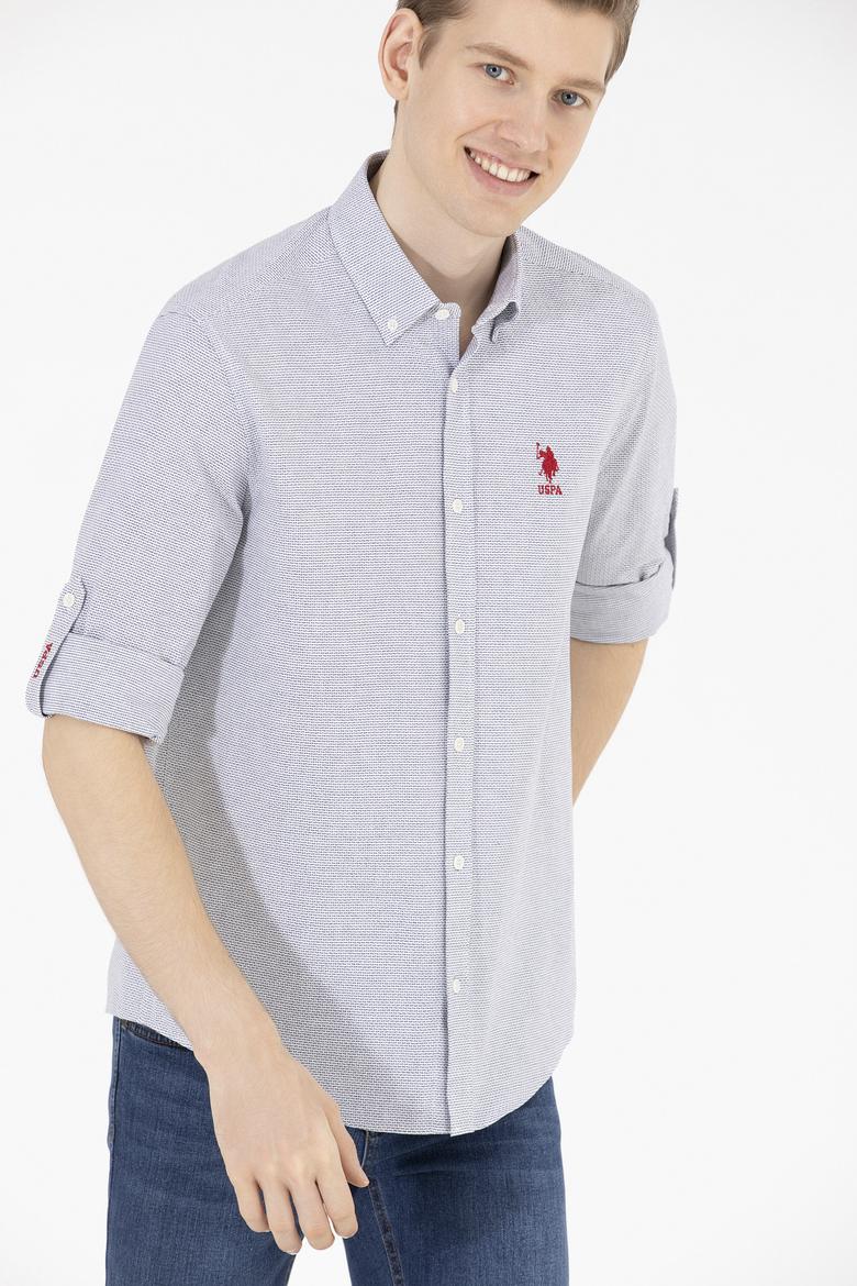 Erkek Lacivert Uzun Kollu Gömlek - 50265492005