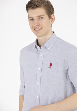 Erkek Lacivert Uzun Kollu Gömlek - 50265492005