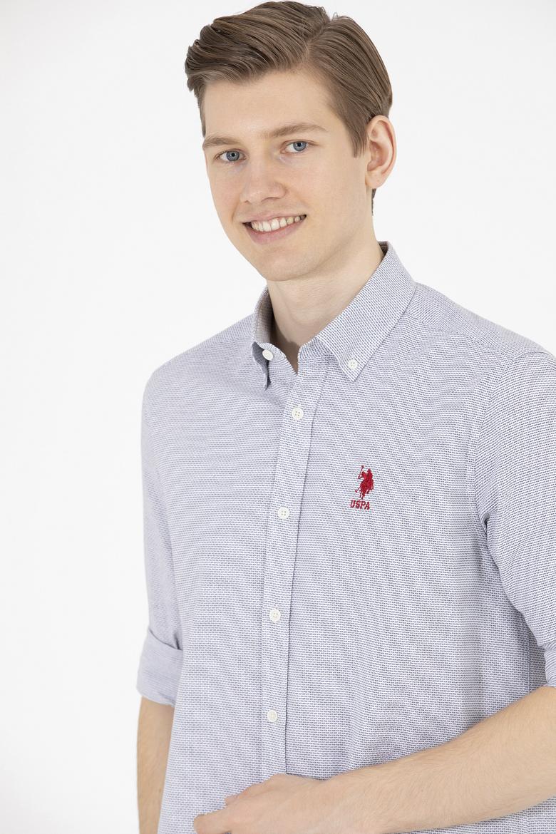 Erkek Lacivert Uzun Kollu Gömlek - 50265492005