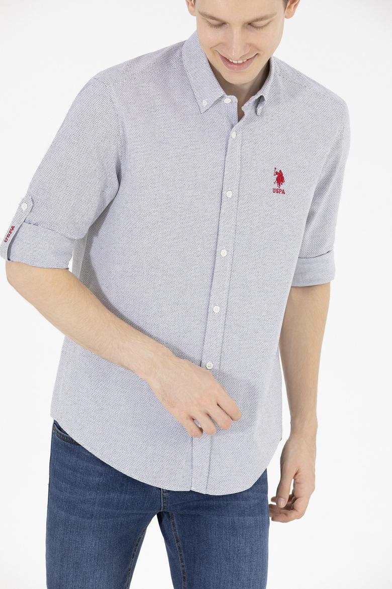 Erkek Lacivert Uzun Kollu Gömlek - 50265492005