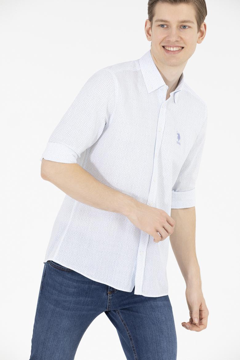 Erkek Beyaz Uzun Kollu Gömlek - 50264380017