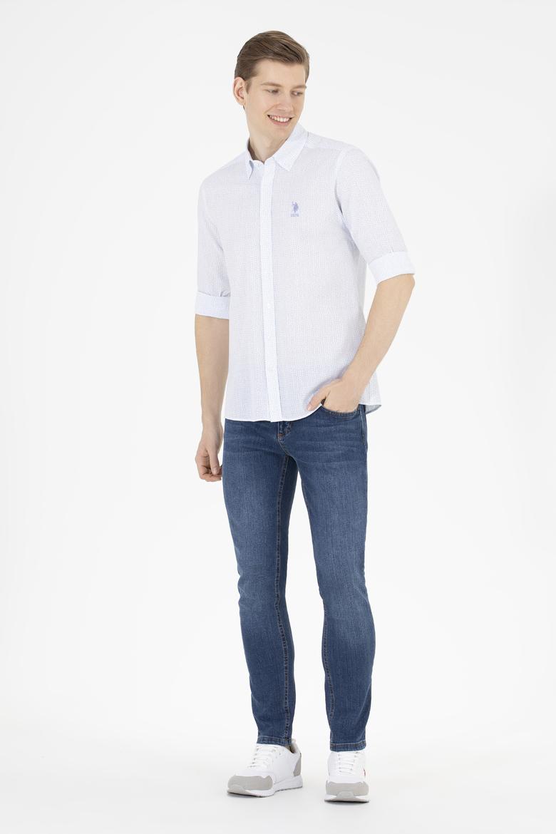 Erkek Beyaz Uzun Kollu Gömlek - 50264380017