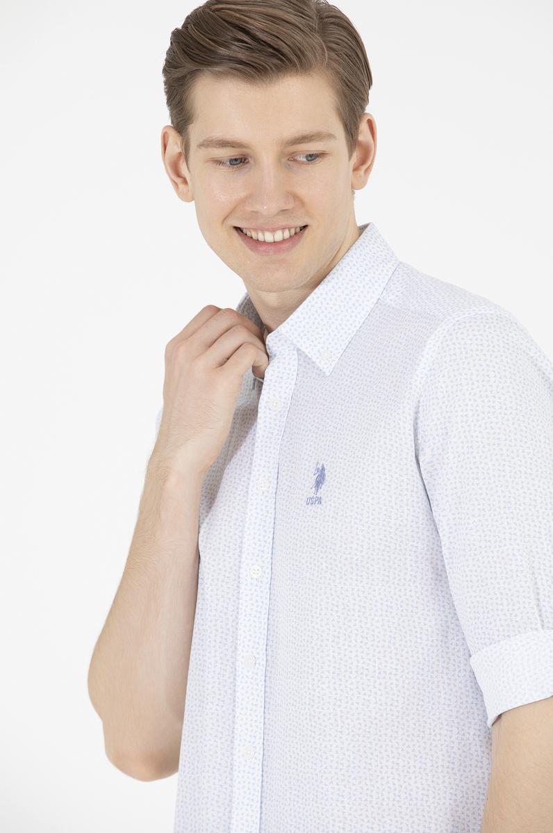 Erkek Beyaz Uzun Kollu Gömlek