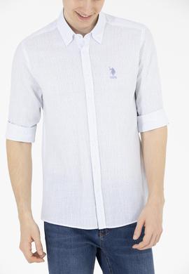 Erkek Beyaz Uzun Kollu Gömlek - 50264380017