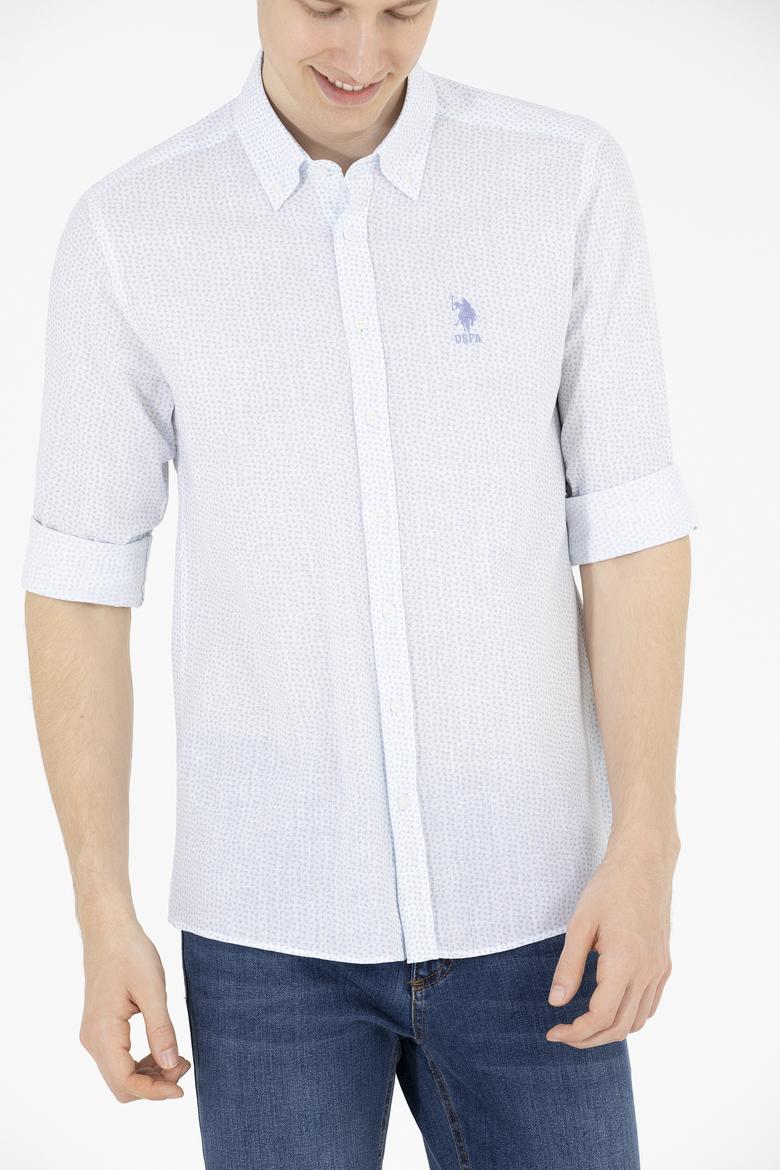 Erkek Beyaz Uzun Kollu Gömlek - 50264380017